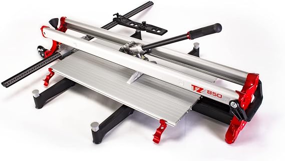 RUBI | Manual Tile Cutter TZ -850 | Professional Ceramic Tile Cutter Ideal For Intensive Cutting up to 33 7/16" | Robust Chassis Guides and Breaking System