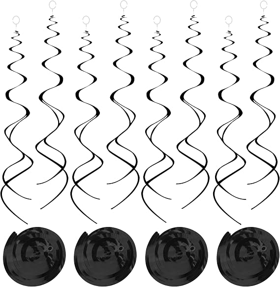 30 Pcs Pink Swirls Decorations Hanging Swirl Decorations Pink Party Streamers Decorations for Ceiling