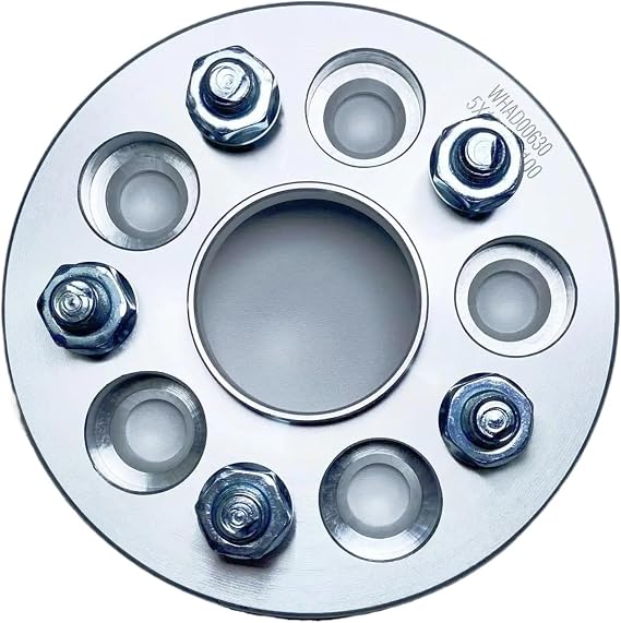 Car Aluminum Alloy Spacer 2pcs 15mm Wheel Adapters Spacers PCD 5x100 Hub for Centric 56.1mm Lug Studs M12x1.5