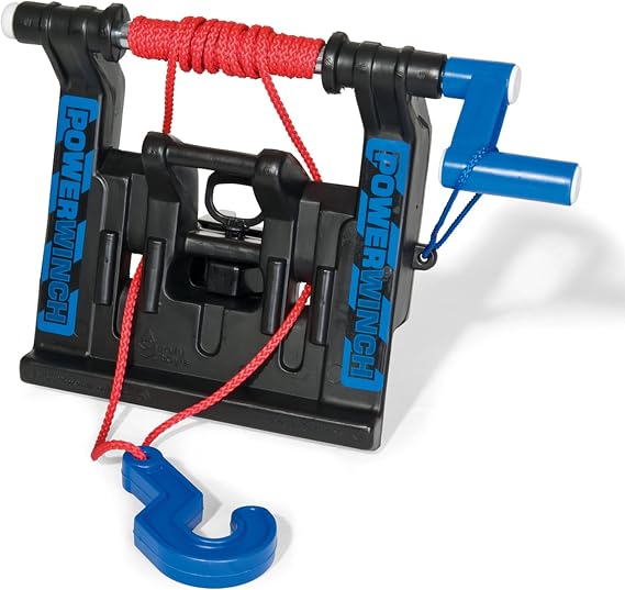 rolly toys 409280 | rollyPowerwinch | Winch Rope for Pedal Tractor | Black, 38 cm × 26 cm × 8 cm