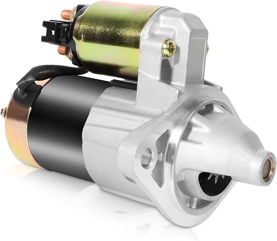 New Starter Compatible for Toyota for Corolla L4 1.8L 2003-2008 | for Toyota for Matrix L4 1.8L 2003-2008, for Pontiac for Vibe L4 1.8L 2003-2008, 0.6kW/12 Volt Starter 336-1768 17841