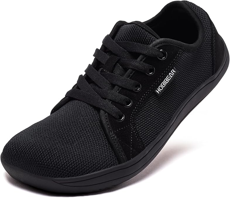 HOBIBEAR Unisex Barefoot Shoes, Wide Toe Box, Breathable Walking Sneakers