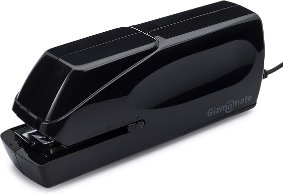 GM-X Automatic Electric Stapler, Heavy Duty Jam-Free 25 Sheet Full-Strip Capacity Free Staples & AC Cable with Professional and Home Office Stapler