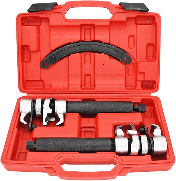 KAKO Strut Spring Compressor Tool, Coil Spring Compressor Tool, Strut Spring Compressor, Ultra Rugged Coil Spring Compressor with Safety Guard and Carrying Case