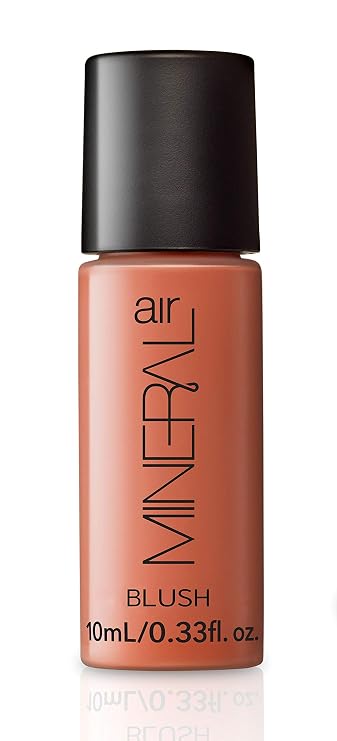 Mineral Blush Airbrush Blush Makeup (Rose Petal) Buildable 10-Hour Liquid Cheek Color for Mineral Air Mist Device 10 ml, Travel Size
