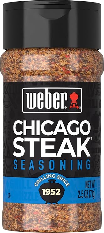 Weber Chicago Steak Seasoning, 2.5 Ounce Shaker