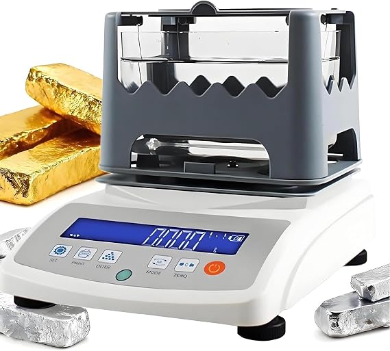 Electronic Gold Purity Tester, 300K/300g LCD Display Analyzer for Jewelry, Bank Precision Testing Tool