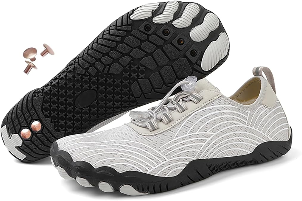Grounding Shoes with Copper, Grounded Footwear for Women Men Neuropathy, Comfortable Non-Slip Grounding Barefoot Shoes with Copper