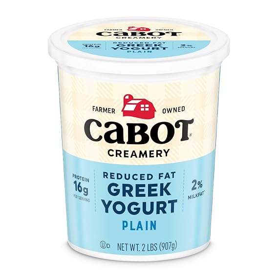 Cabot Creamery Lowfat Plain Greek Yogurt 2 lb