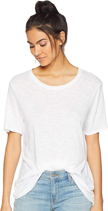 Splendid Zoe Short Sleeve Cotton Modal Slub Crew Neck