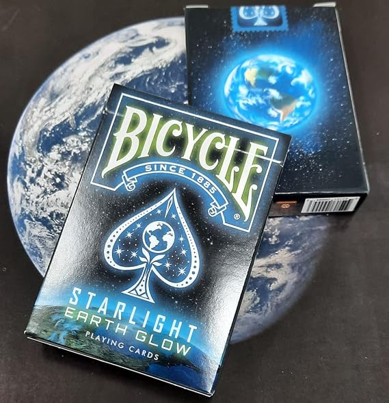 Generic Bicycle Starlight Earth Glow Playing Cards Deck