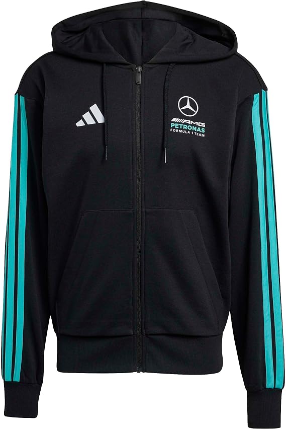 adidas Herren Mercedes - Amg Petronas Formula 1 Team DNA Full Zip Hoody Hoodies
