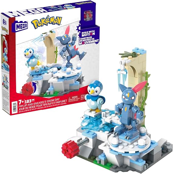 MEGA Pokémon Piplup ve Sneasel Kış Macerası Seti, 7 yaş ve üzeri, HKT20