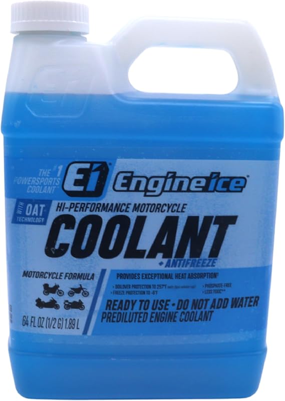 Engine Ice Off-Road High-Performance Motorcycle Coolant and Antifreeze Blue