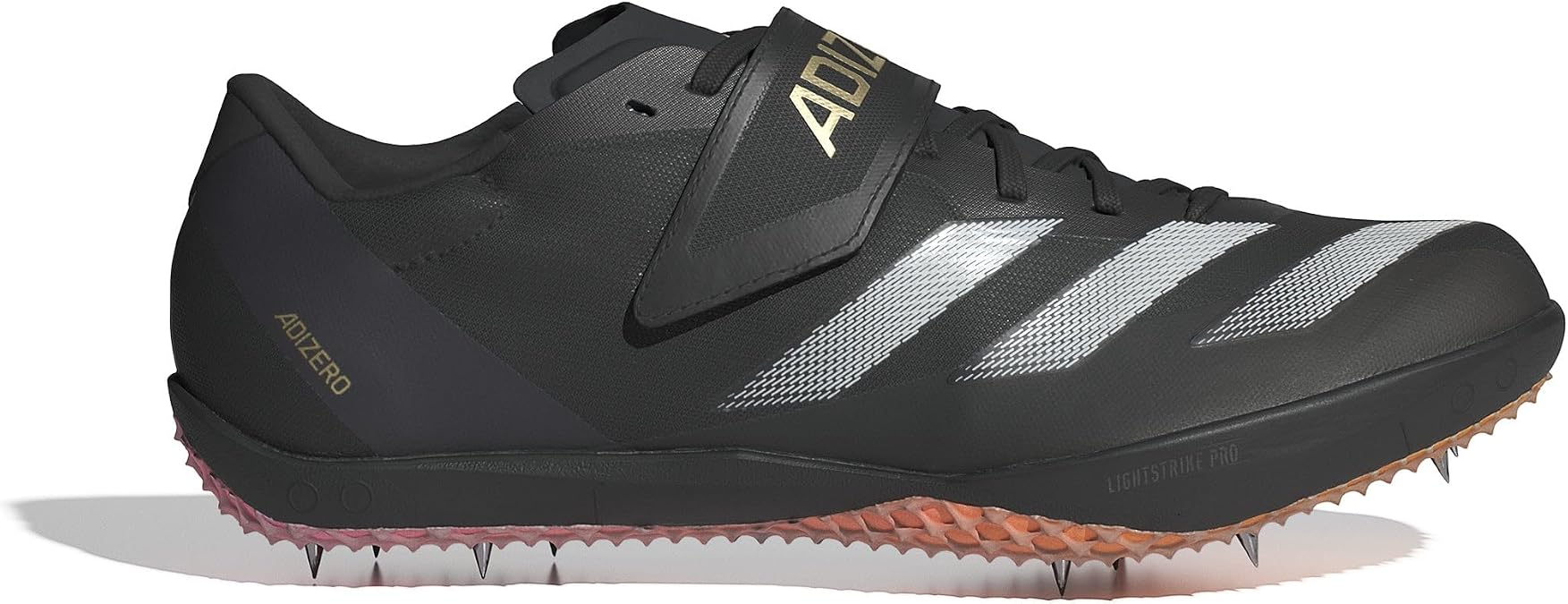 adidas Mens Adizero Hj Track-Field Sneakers Shoes - Black - Size 6.5 M