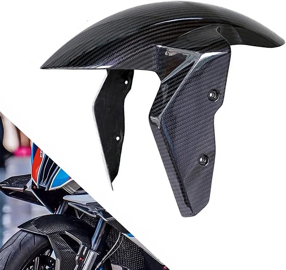 Motorcycle Front Fender for BMW S1000RR 2009 2010 2011 2012 2013 2014 2015 2016 2017 2018 S1000R 2014+ S1000XR 2016-2020 HP4 Carbon Fiber Hugger Mudguard Front Fender Splash Guard Fairings