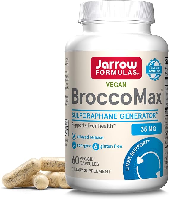 Jarrow BroccoMax Sulforaphane Generator 35 mg, 30 Day Supply