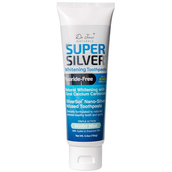 Calcium Carbonate Whitening Toothpaste by Dr. Jones' Naturals
