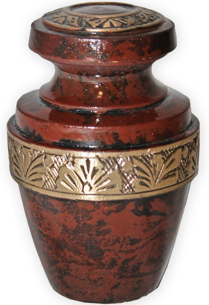 Hephaestus Keepsake Urn for Ashes - Small Size - NOT Intended for Full Cremation Ash Quantity