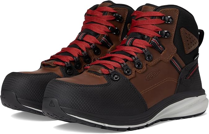 KEEN Utility メンズ RED HOOK MID WP レッドホーク ミッド ウォータープルーフ 防水安全靴