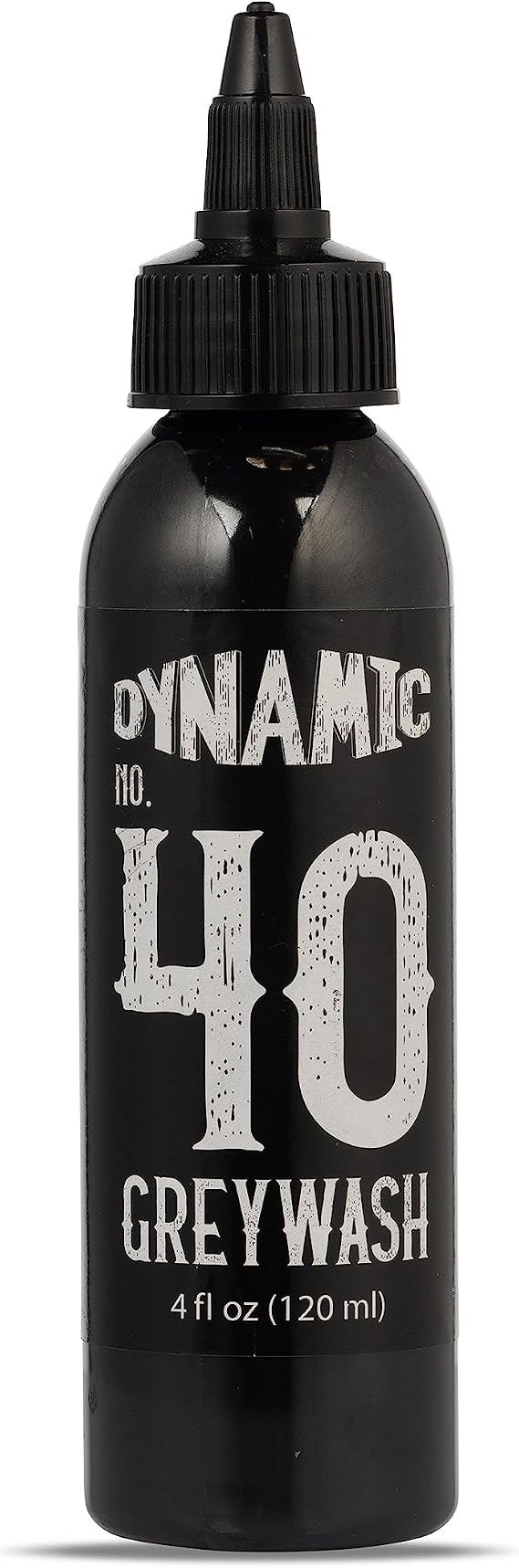 Dynamic Color Greywash #40 Tattoo Ink, Made in USA Since 1990, 4 oz | Sterilized and lot-numbered for full traceability; established American brand trusted by artists worldwide