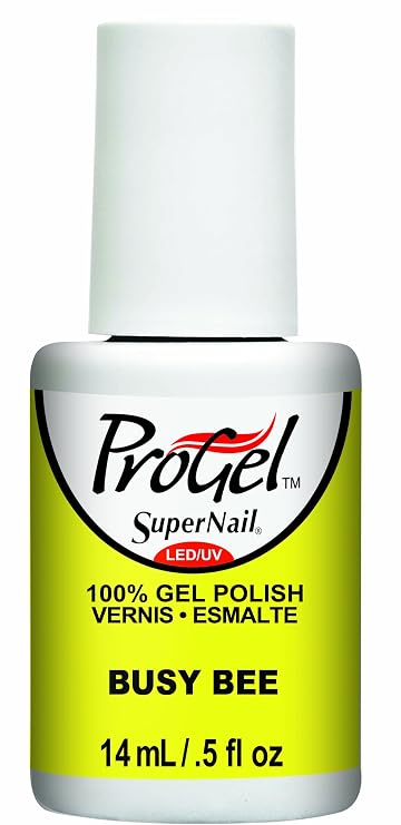 Supernail Progel Nail Lacquer, Busy Bee, 0.5 Fluid Ounce