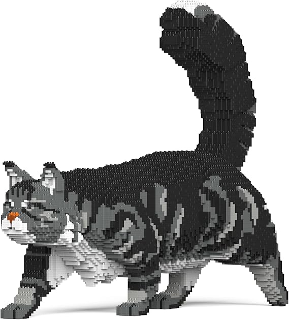 JEKCA Maine Coon 02S-M02 | Cat Plastic Building Blocks | Age 14+