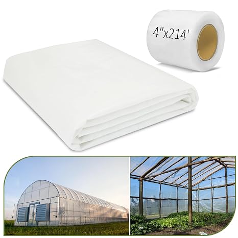Greenhouse Plastic Sheeting+ tap 4" x 214'