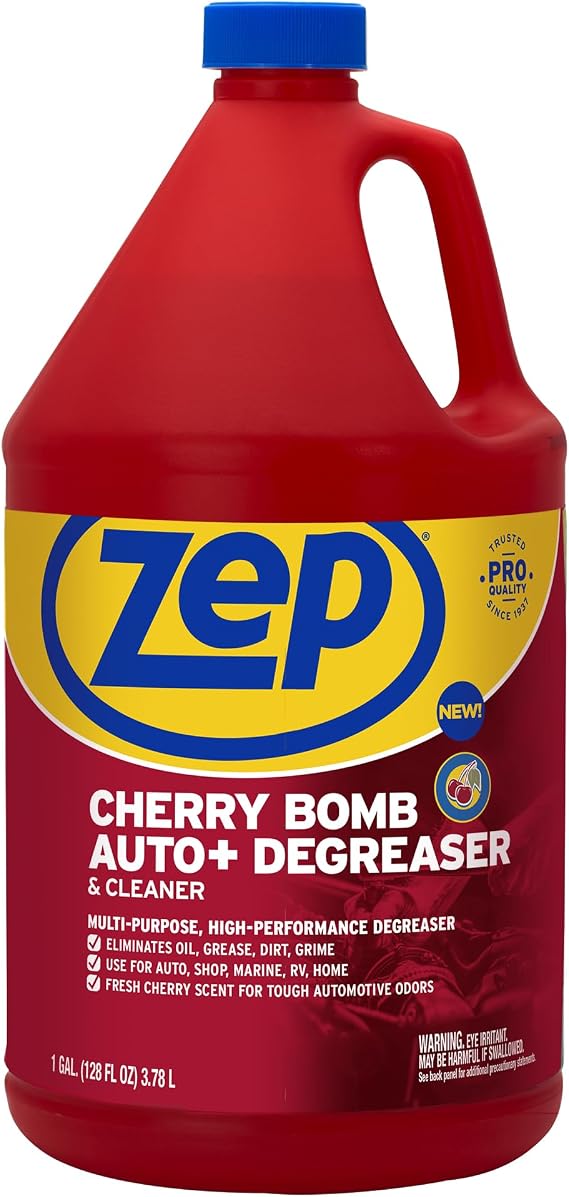 Zep Cherry Bomb Auto+ Degreaser & Cleaner - For Auto, Marine, RV, Home - 1 Gallon
