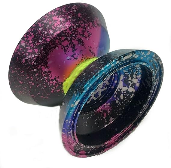 Unresponsive Yoyo Anodized Magic Trick Metal Yo-yo for Beginners Galaxy