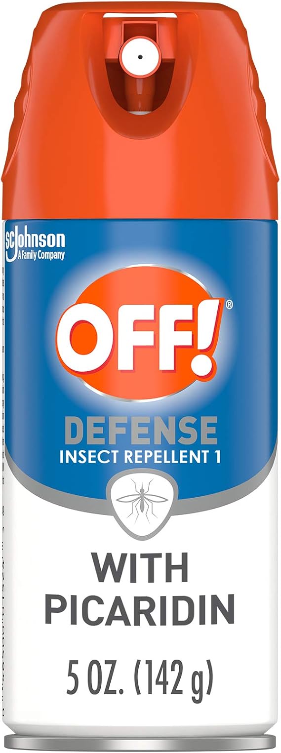 OFF! Defense Insect Repellent Aerosol with Picaridin, Bug Spray with Long Lasting Protection from Mosquitoes, 5 oz