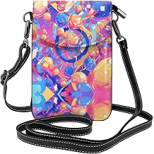 Multicolor Printed Crossbody Bag, Soft Lining, Scratch-Resistant and Durable, Ideal for Daily Commuting or Gifting