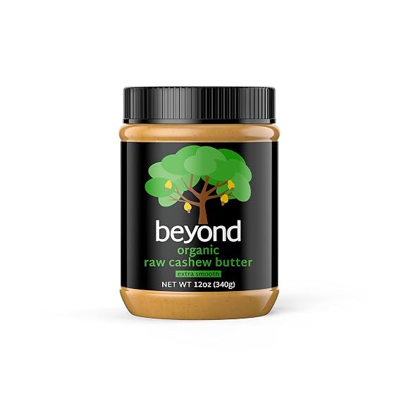 Beyond Organic Creamy Smooth Raw All Natural Cashew Butter 12OZ