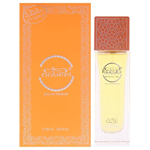 Nabeel Heritage Collection for Unisex - Arabian Perfume for Women & Men - Fragrance with Lemon, Saffron, Cedarwood, Amber, Vetiver & Sandalwood Scent - Arabic Cologne - Travel Size - 1.65 oz EDP Spray