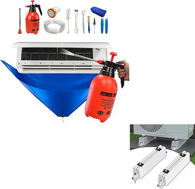13PCS Mini Split Cleaning Kit & Mini Split Condenser Pad