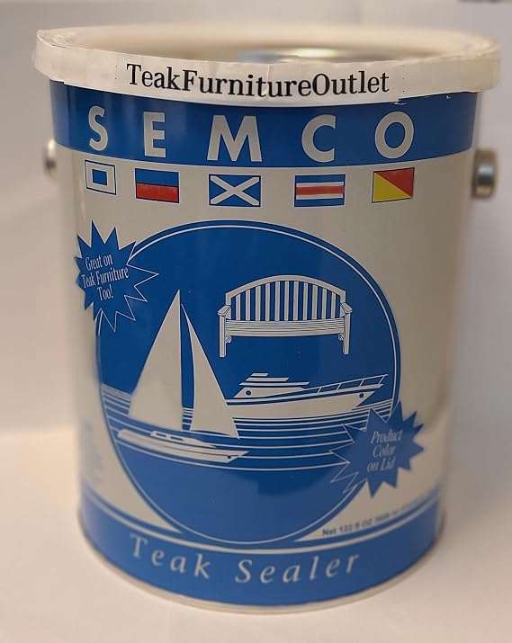 Semco Teak Wood Sealer/Sealant/Protector (Gallon) - Natural Tone Finish (1 Gallon)