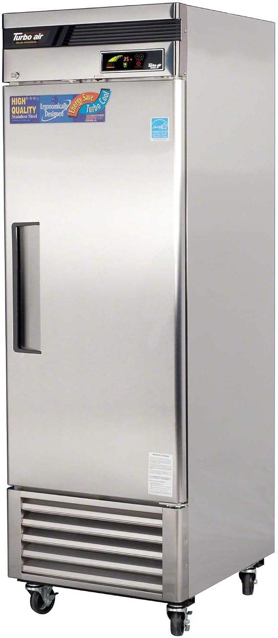 Turbo Air (TSR-23SD) - 27 Solid Door Reach-In Refrigerator Super Deluxe Series- Restaurant Equipment