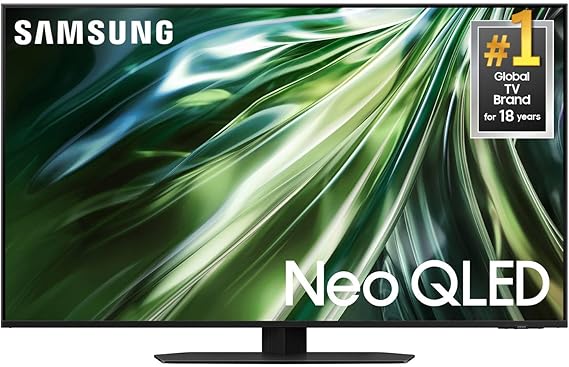 Samsung 55-Inch Class Neo QLED 4K QN90D Series Mini LED, Neo Quantum HDR+ Smart TV w/Dolby Atmos, Object Tracking Sound+, Motion Xcelerator, Real Depth Enhancer Pro, Alexa Built-in (QN55QN90D, 2024)