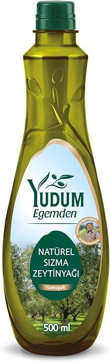 Yudum Egemden Yumuşak Lezzet 500 ml Sızma Zeytinyağı Pet