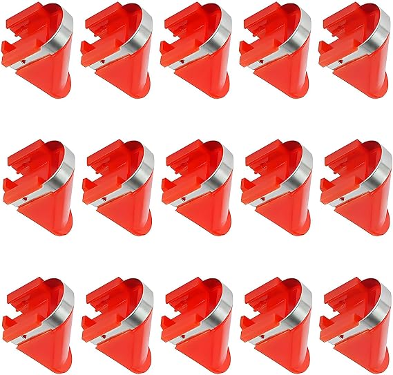 Stainless Steel Replacement Blades 15 Pieces for Automatic Electric Potato Peeler, Automatic Rotating Fruits Vegetables Cutter Peeling Tool
