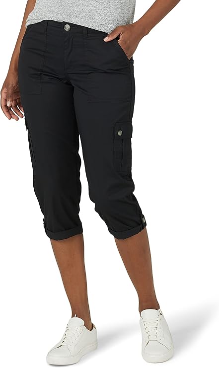 Lee Women's Ultra Lux Comfort with Flex-to-Go Cargo Capri Pant