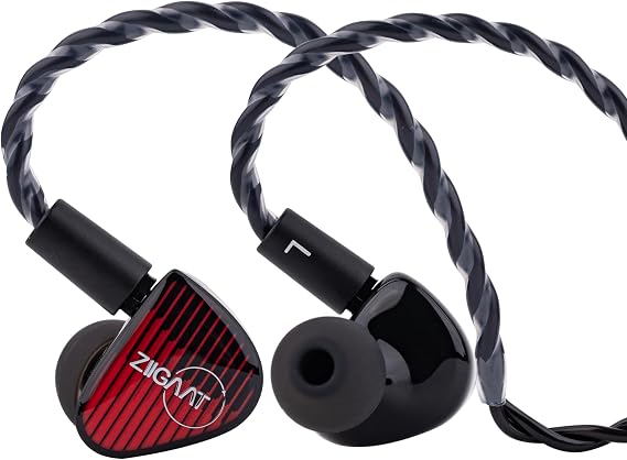 Linsoul ZiiGaat x Vivir Digital: Rumba 10mm Graphene DD Driver IEM Earphone | HiFi Wired Earbuds with Powerful Sub Bass, Detachable 2Pin Cable for Audiophile, Gaming, Music & Stage, without Mic