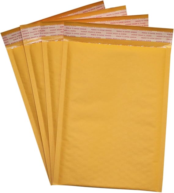 Secure Seal #6 12.5x19 Kraft Bubble Mailers Padded Shipping Envelopes (Pack of 25)