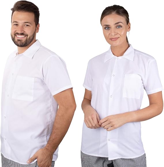 Professional Chef Shirts White Bulk Packs
