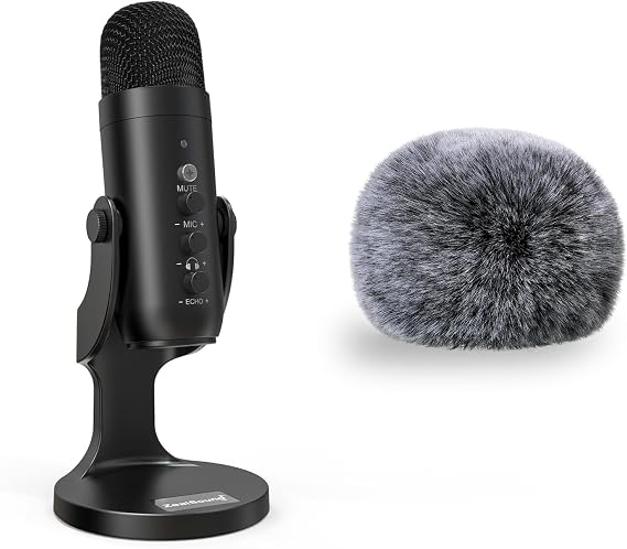 ZealSound Gaming USB Microphone k66 and d65k Furry Cover