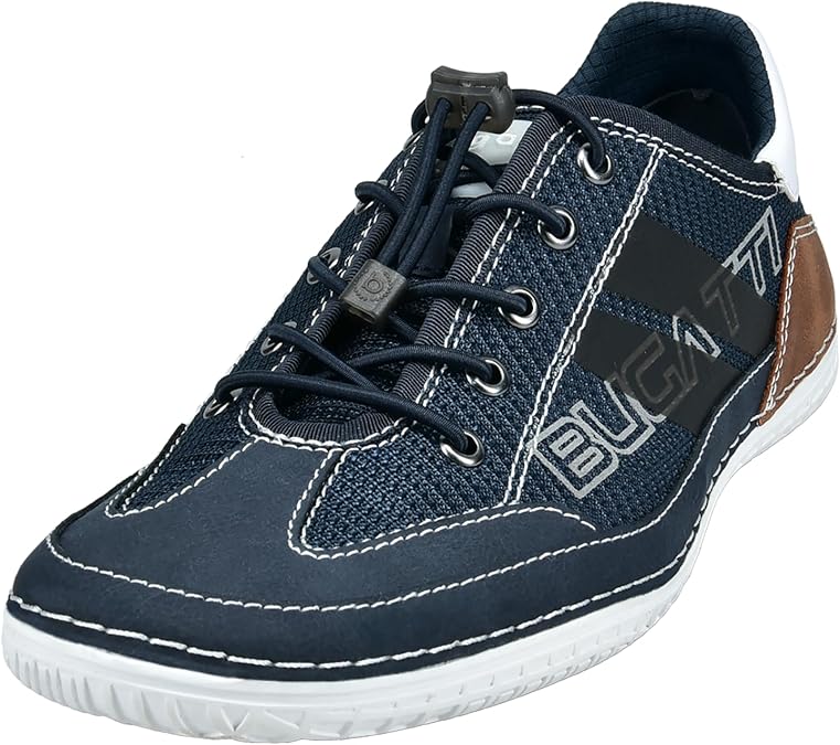 bugatti man Herren Low-Top Sneaker Männer Sneaker Wechselfußbett