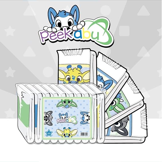 ABUniverse PeekABU Adult Diapers - Pack of 10 (Extra Large)