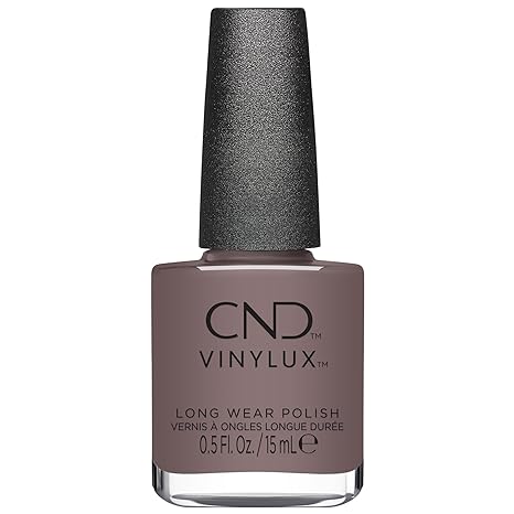 CND Vinylux Longwear Gray Nail Polish, Gel-like Shine & Chip Resistant Color, 0.5 Fl Oz
