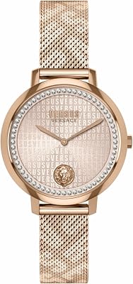 Versus Versace La Villette Crystal Collection Luxury Womens Watch Timepiece