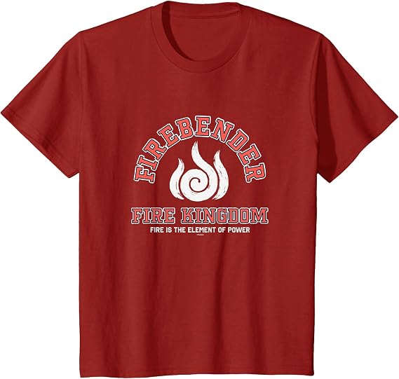 Avatar: The Last Airbender Fire is The Element of Power T-Shirt